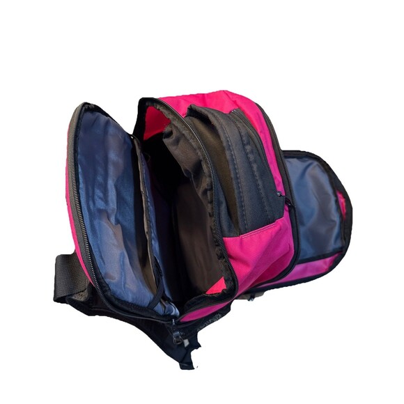 Adidas Load Spring Backpack Black Pink Laptop Tablet Sleeve Pockets Side Pockets - Picture 10 of 10